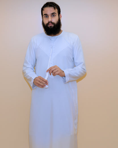 Luxury Essential White Emirati Thobe