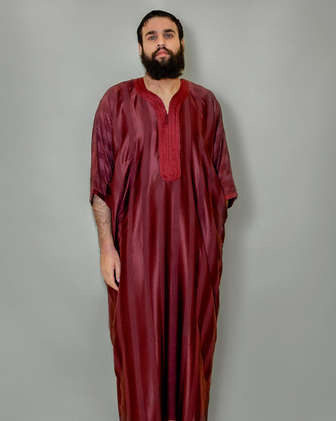 Maroon Moroccan Thobe